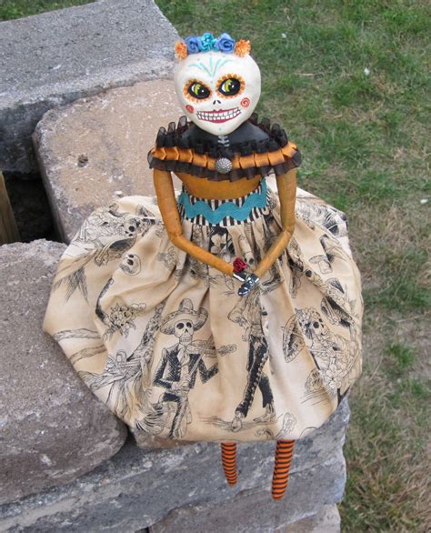 Anaboo Creations New Katrina Doll Day Of The Deaddia De Los Muertos