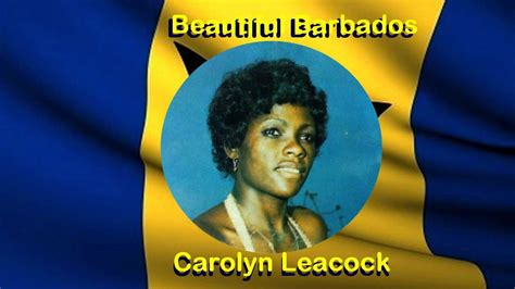 beautiful barbados carolyn leacock and the escorts youtube