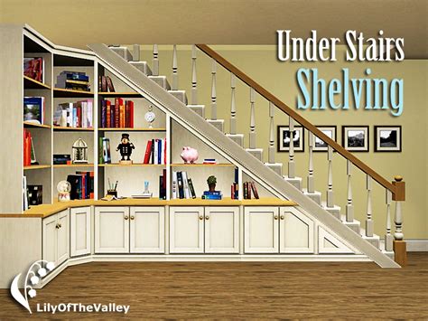 The Sims Resource Under Stairs Shelving