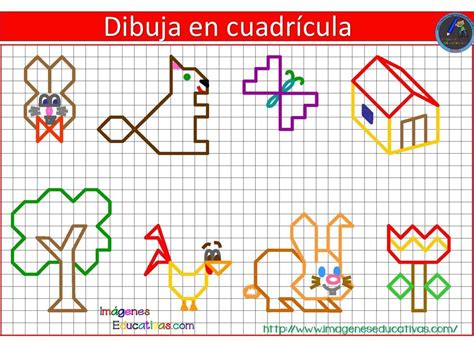 Dibujos Con Cuadrícula Para Niños Imagenes Educativas Graph Paper