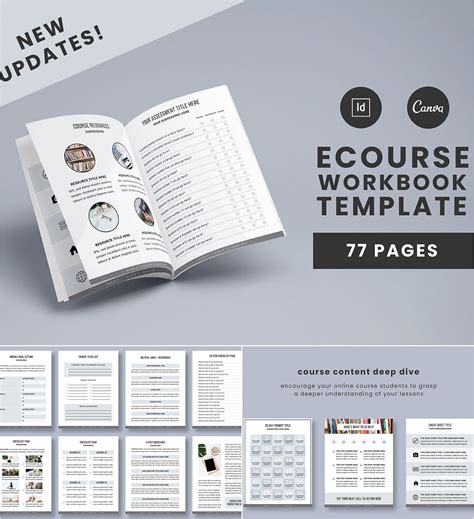 Ecourse Workbook Templates Cgispread