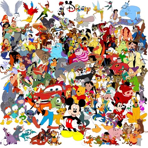 Disney Characters Walt Disney 50 Animated Motion Pictures Photo