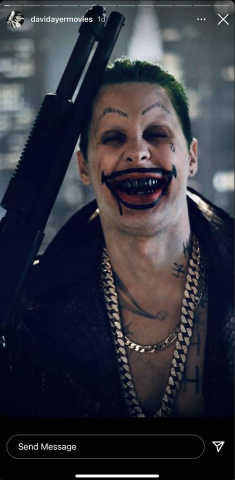 David Ayer Reveals Alternate Look For Jared Letos Joker In Suicide Squad