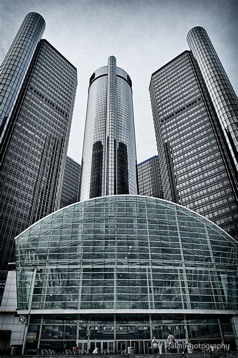 Gm Headquarters Detroit Mi By Jeff Palm Photography Redbubble