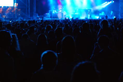 무료 이미지 빛 사람들 군중 음악회 청중 어둠 밤의 유흥 푸른 제전 단계 공연 파티 록 콘서트