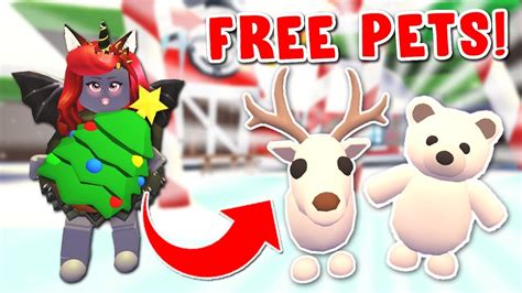 How To Get All The New Christmas Pets For Free In Adopt Me Roblox