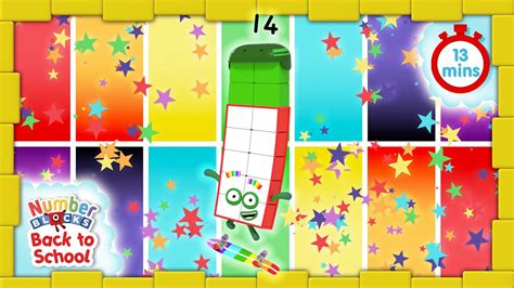 Numberblocks Backtoschool Level Three All The Best Fourteen