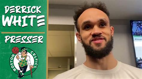 Derrick White Reacts To Winning Player Of The Month Youtube