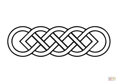 Celtic Basic Knot coloring page | Free Printable Coloring Pages