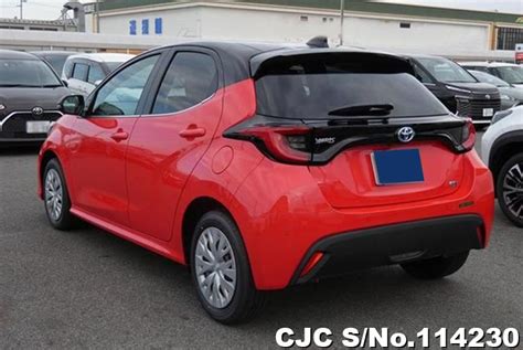 2023 Toyota Yaris Red For Sale Stock No 114230 Japanese Used Cars