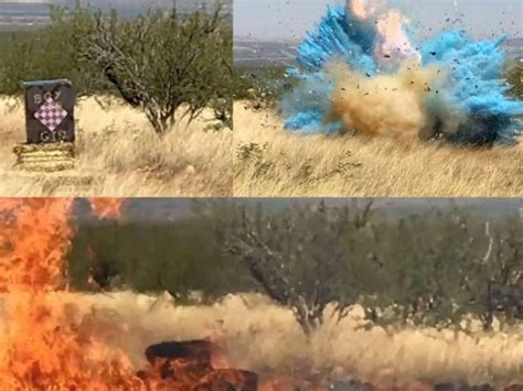 Its A Fire Video Of Gender Reveal That Sparked 47000 Acre Blaze