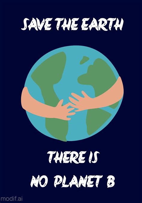 Save The Earth Poster Template Mediamodifier