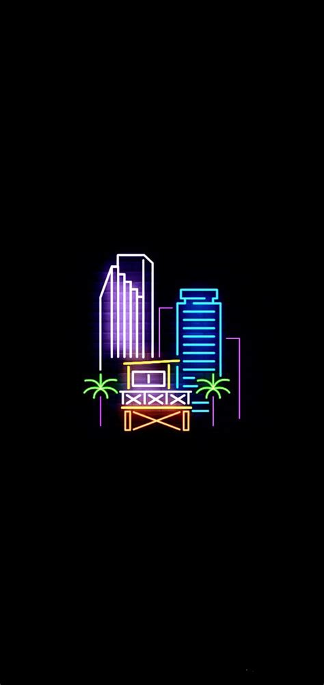Neon Miami Miami Neon Hd Phone Wallpaper Peakpx