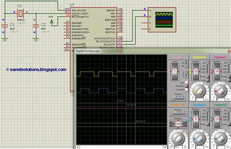 Saeeds Blog Pic16f877 Pwm 2 Channel Code Proteus Simulation