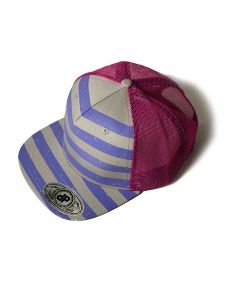Purple Stripes And Pink Hat By Double Portion Supply