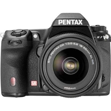 Pentax K 7 Slr Digital Camera Body With 18 55mm Lens 17831 Bandh