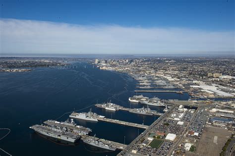 Aerial Photo Of Naval Base San Diego In San Diego Ca On Jan7th 2021