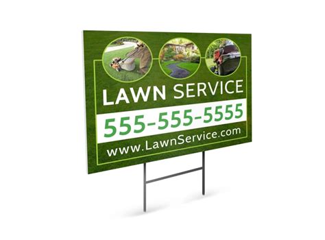 Lawn And Garden Yard Sign Templates Mycreativeshop