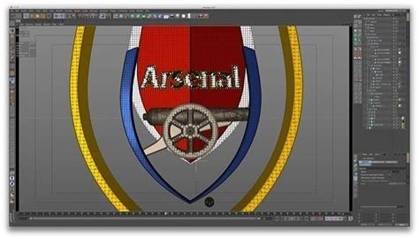 Arsenal Logo 3d Model Animated Rigged Obj 3ds C4d