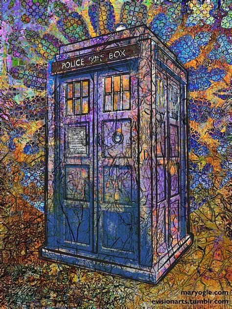 This Tardis Fanart Is Beautiful Tardis Painting Doctor Who Birthday