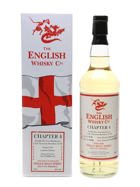 The English Whisky Co Chapter 4 Lot 34687 Buysell World Whiskies