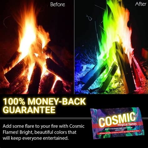 Buy Magical Flames Cosmic Fire Color Packets Pack Of 12 Colorful Fire