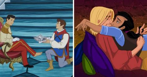 All The Disney Princes On A Straight To Gay Scale