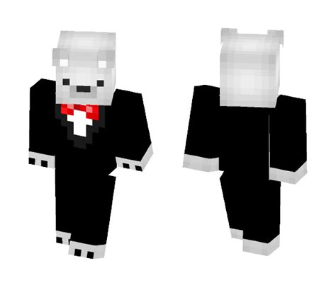 Download Polar Bear With Bow Tie Minecraft Skin For Free