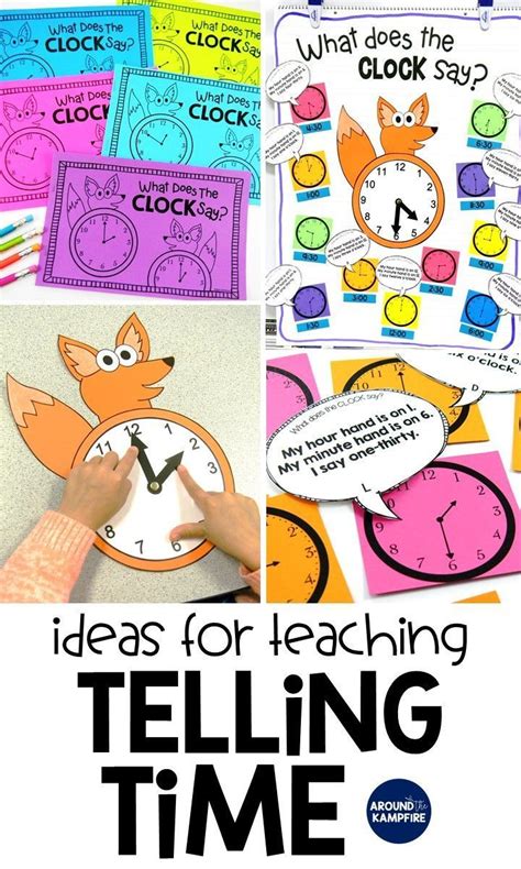 Fun Ways To Teach Telling Time Find Lots Of Hands On Ideas And Telling