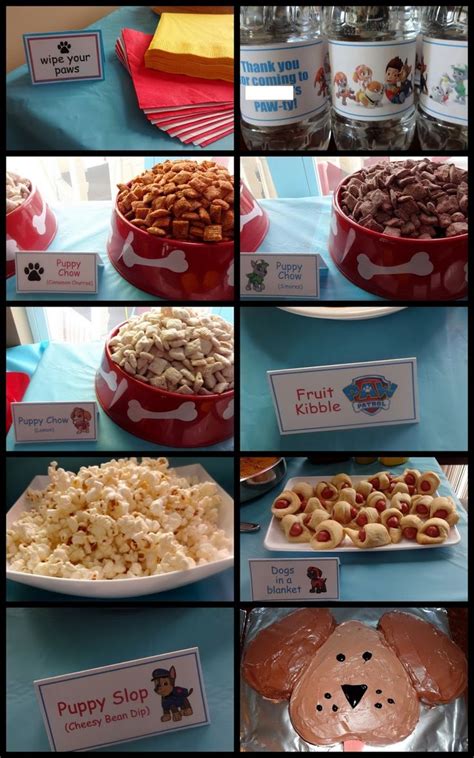 Food allergies are known to cause itchy paws, and these types of allergies are difficult to pinpoint. PAW Patrol / Puppy Party - food | We Know How To Do It