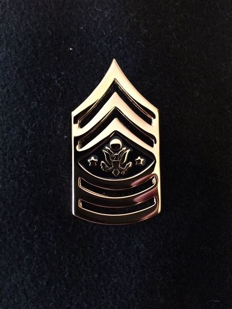 Us Army Rank Insignia Sergeant Major Of The Army E 10 3 Chevrons 3