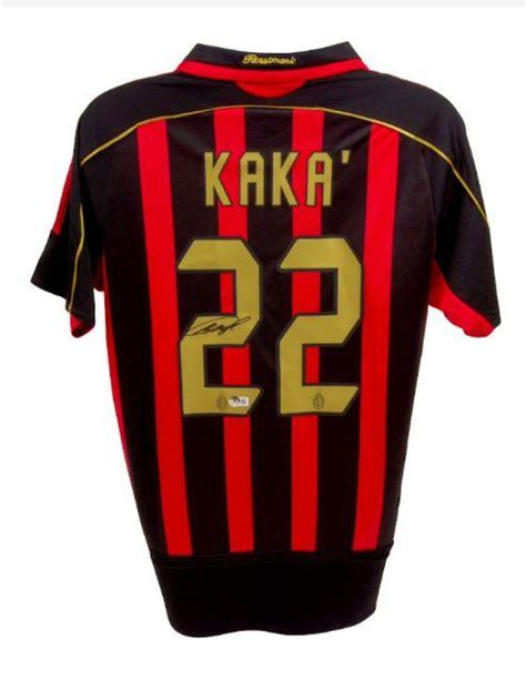 Kaka Signed Ac Milan Jersey Beckett Pristine Auction