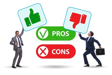 Concept Of Choosing Pros And Cons Stock Photo Image Of Choice