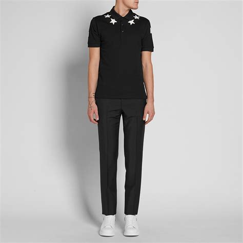 Givenchy Stars Polo Black And White End