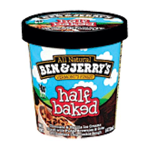 Ben And Jerrys Ice Cream Half Baked 1 Pt Ice Cream Frozen Shop By