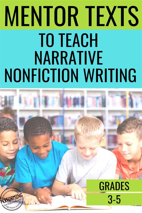 Teaching Narrative Nonfiction Writing Mentor Text List Nonfiction