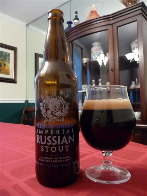 Chef Bolek Stone Brewing Company Belgo Anise Imperial Russian Stout