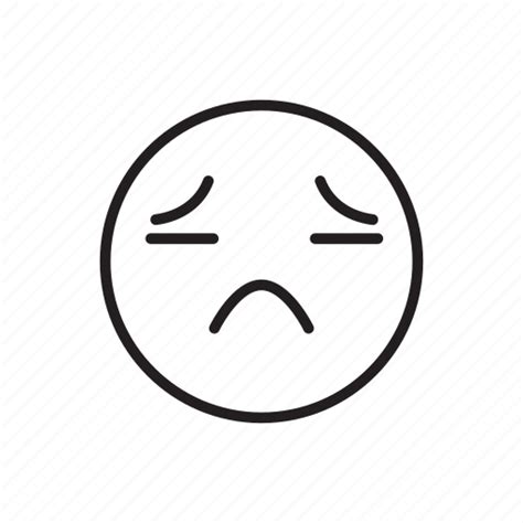 Alone Emoticon Sad Smiley Icon