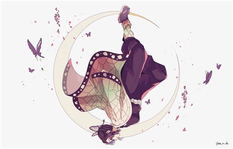 Butterfly Girl Demon Slayer Wallpaper 4K