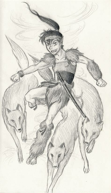 Sarah Fogg Illustration Koga Of The Wolf Demon Clan