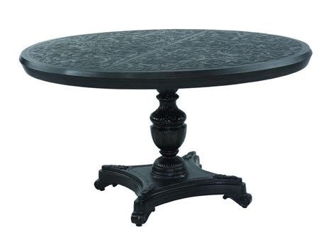 54 Round Pedestal Dining Table Hausers Patio