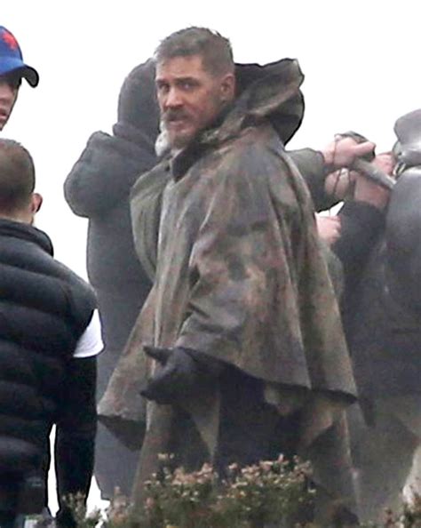 Tom Hardy On The Set Of Taboo In Surrey England Lainey Gossip