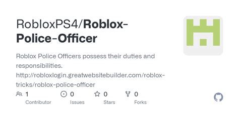 Github Robloxps4roblox Police Officer Roblox Police Officers