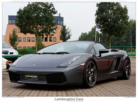 This Stunning Dark Grey Metallic Lamborghini Gallardo Spyder Joined The