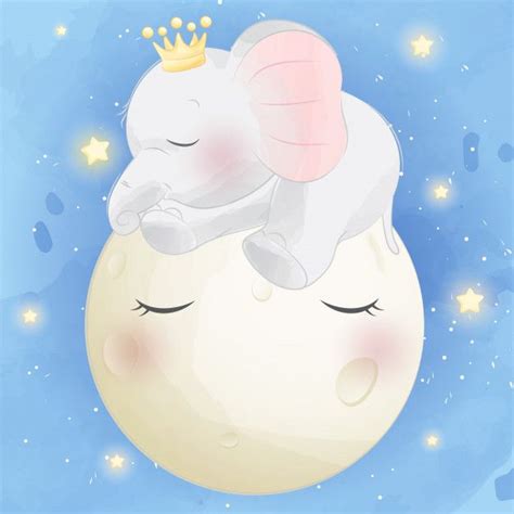We did not find results for: Cute Elephant Sleeping On The Moon | Elephant, Cute animal drawings, Watercolor elephant