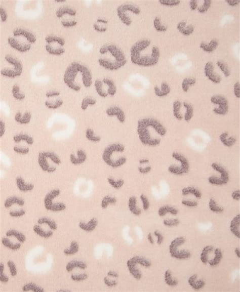 Fleece Jacquard Leopard Fabric Fleece Pink Leopard Fabric By Etsy