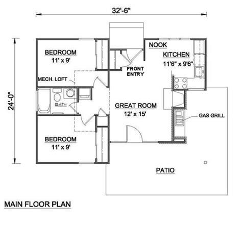 700 Sq Ft Duplex House Plans