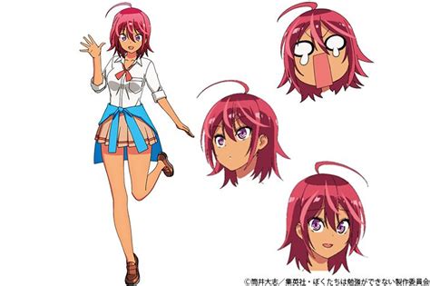 Revelan Diseños De Personajes Del Anime Boku Tachi Wa Benkyō Ga Dekinai