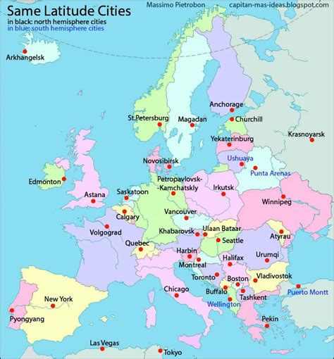 Map Of Europe With Major Cities Zip Code Map