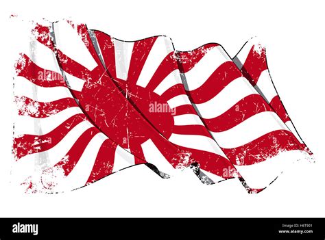 Imperial Japan War Flag Cut Out Stock Images And Pictures Alamy